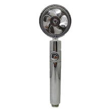 Lade das Bild in den Galerie-Viewer, Duschkopf mit Turbofan – Hochdruck, 360° drehbar, wassersparend
