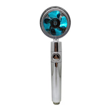 Lade das Bild in den Galerie-Viewer, Duschkopf mit Turbofan – Hochdruck, 360° drehbar, wassersparend
